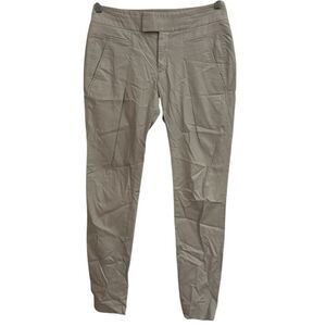 Helmut Lang Women’s Grey Minimalist Neutral Classic Career Stylish Trouser Pants